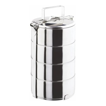 Nosič na jedlo TORO 4 l, nerezový