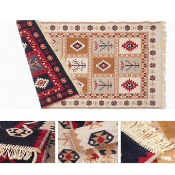 Obojstranný orientálny koberec KILIM GOLD 60x120 cm pestrofarebný