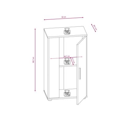 Obývacia stena BRICK hnedá/čierna