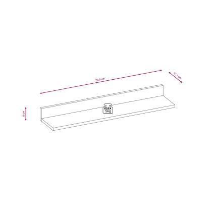 Obývacia stena BRICK hnedá/čierna