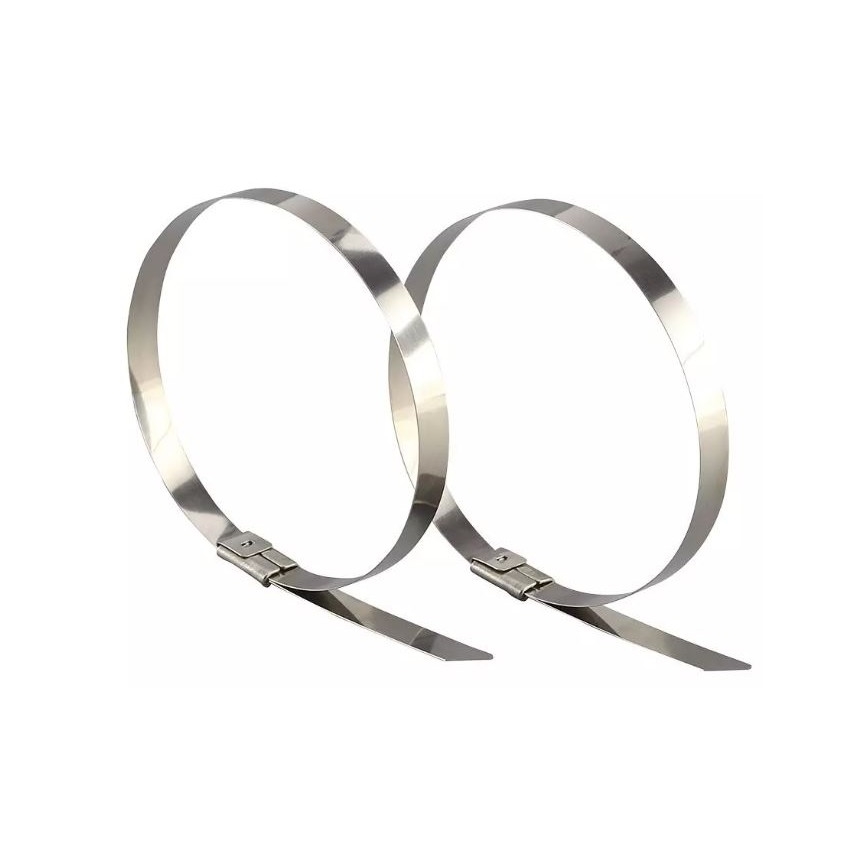 Oceľové sťahovacie pásky 4,6x250mm 100ks