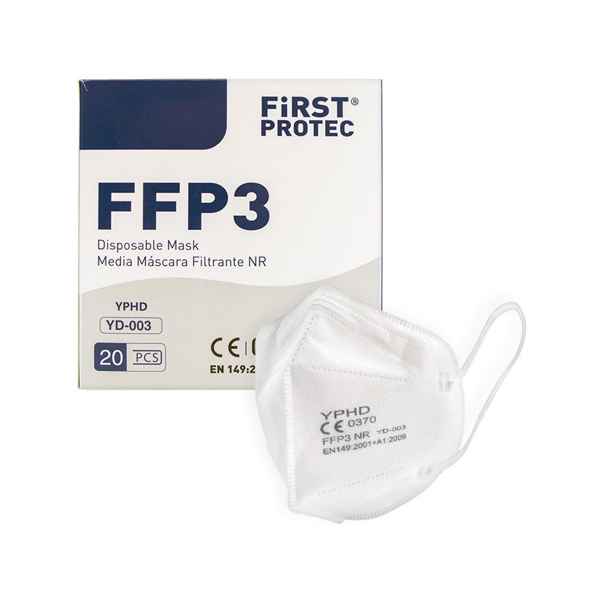 Ochranná pomôcka - respirátor FFP3 NR CE 0370 1ks