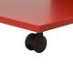 Odkladací stolík 65x35 cm červená