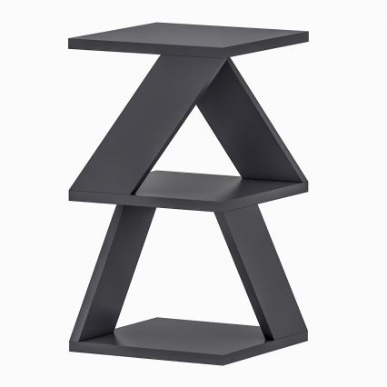 Odkladací stolík ALBENI 50x30 cm antracit