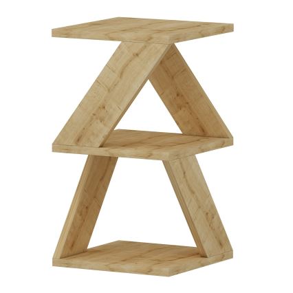 Odkladací stolík ALBENI 50x30 cm hnedá