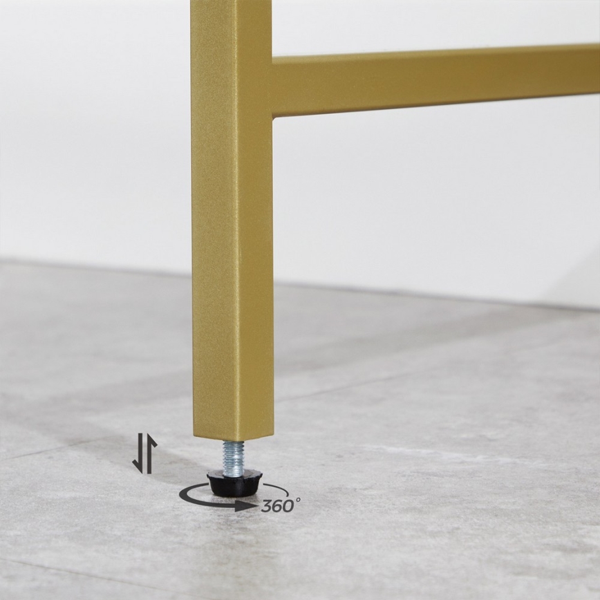 Odkladací stolík CIREL zlatý