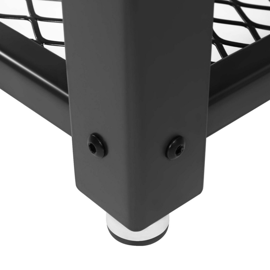 Odkladací stolík ELDUR hnedý/čierny