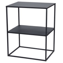 Odkladací stolík LOFT 50x40 cm čierna