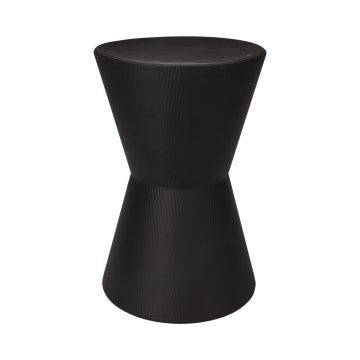 Odkladací stolík PETIT, priemer 29 cm, čierny