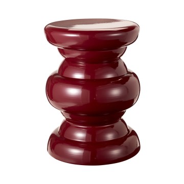 Odkladací stolík PETIT, priemer 31 cm, červený