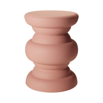 Odkladací stolík PETIT, priemer 31 cm, ružový