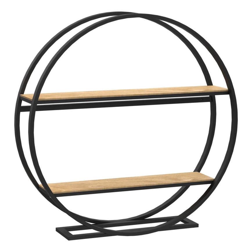 Odkladací stolík SHELF pr. 62,5 cm dub