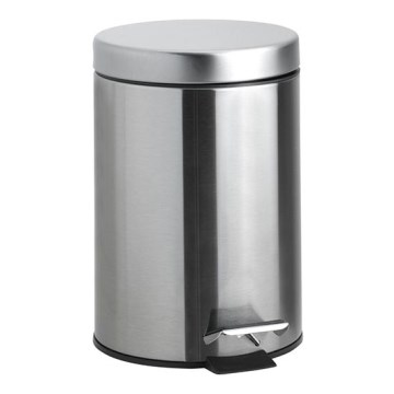 Odpadkový kôš 20x28 cm nerez/strieborný