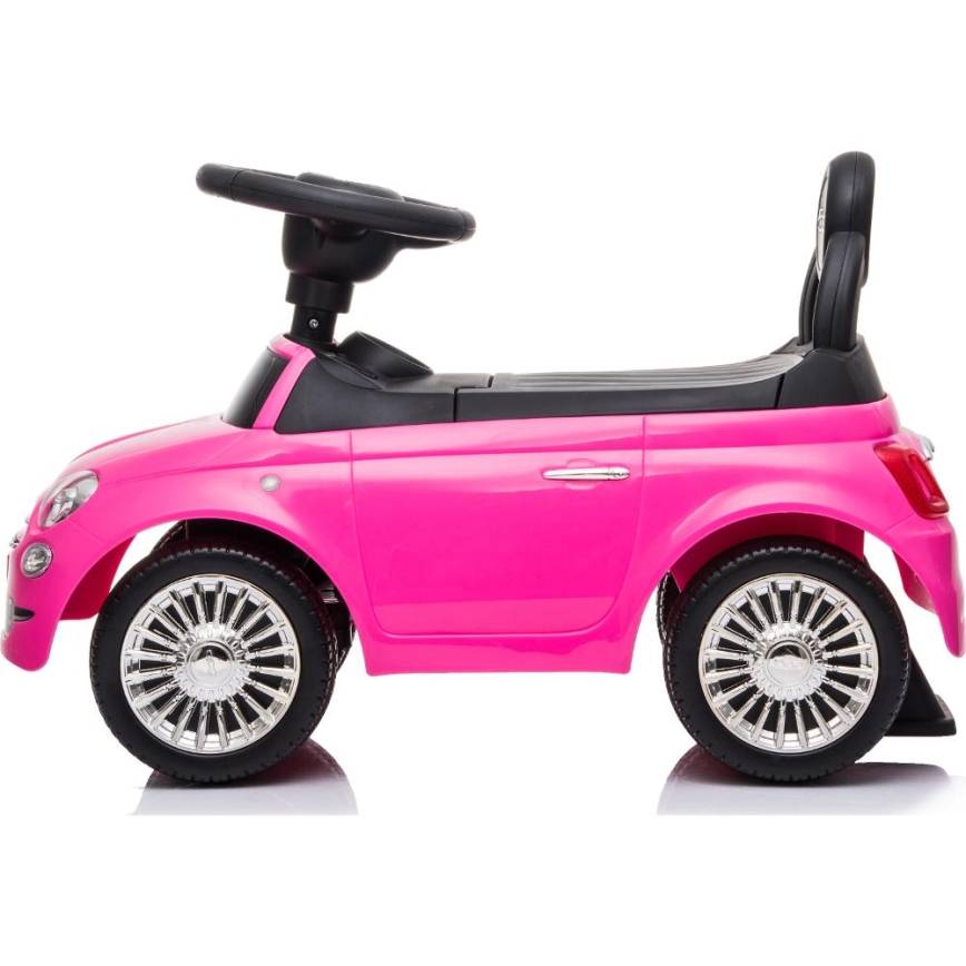 Odrážadlo Fiat 500 ružová