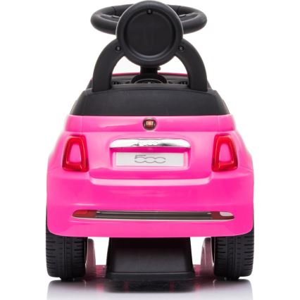 Odrážadlo Fiat 500 ružová