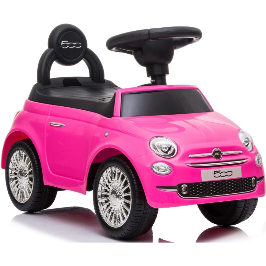 Odrážadlo Fiat 500 ružová