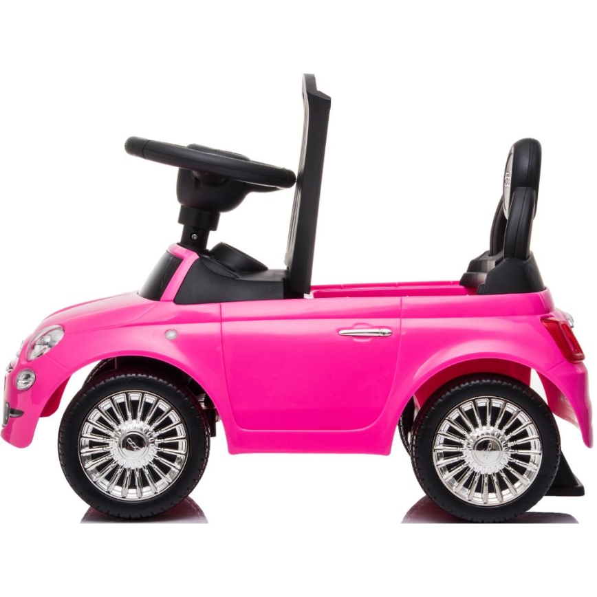 Odrážadlo Fiat 500 ružová