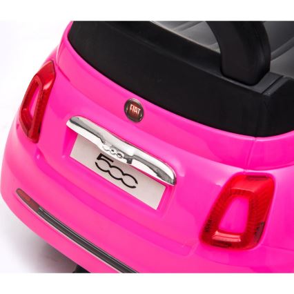 Odrážadlo Fiat 500 ružová
