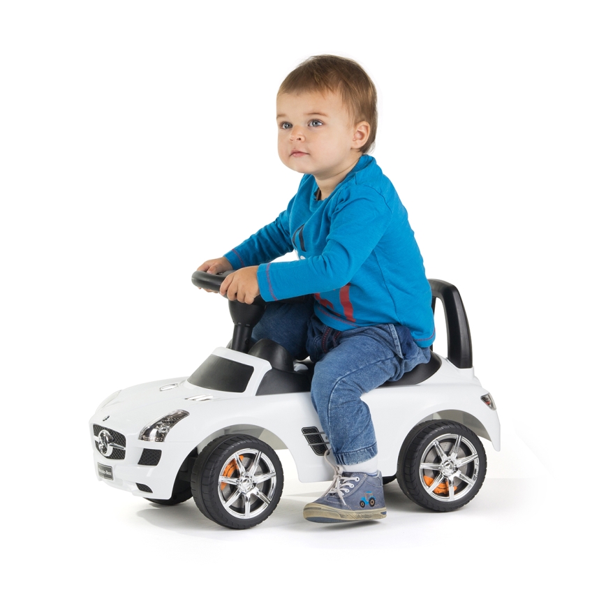 Odrážadlo Mercedes biela/čierna