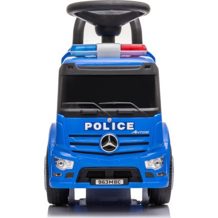 Odrážadlo Mercedes Polícia 2xAA modrá