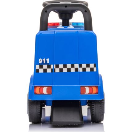 Odrážadlo Mercedes Polícia 2xAA modrá