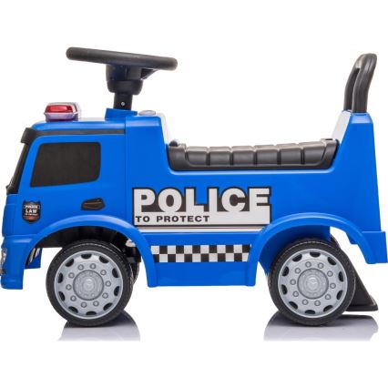 Odrážadlo Mercedes Polícia 2xAA modrá