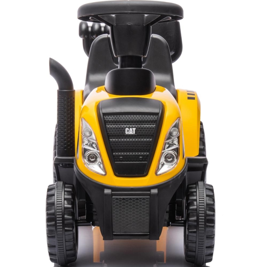 Odrážadlo traktor CAT 2xAA žltá/čierna