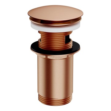 OMNIRES A706CPB - Umývadlový výpust CLICK-CLACK pr. 6,6 cm kefovaná meď