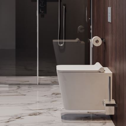 OMNIRES BOSTONMWBP - Závesné WC s WC sedátkom SoftClose BOSTON, keramika/lesklá biela