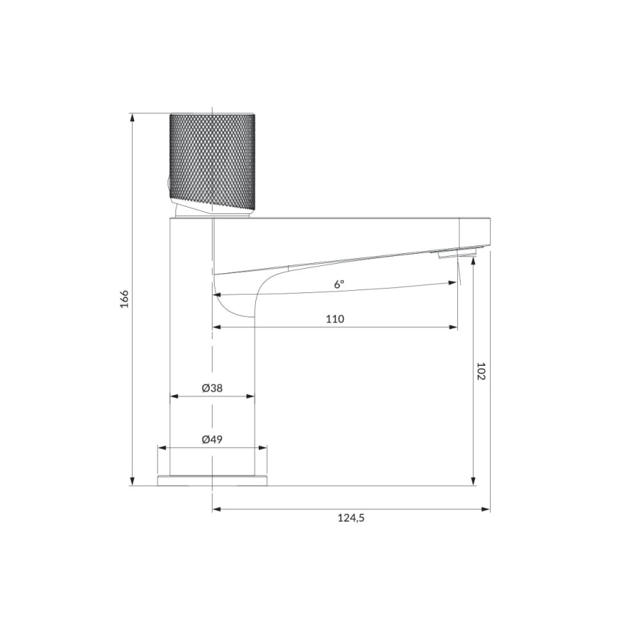 OMNIRES CT8010CR - Umývadlová batéria CONTOUR 16,6 cm lesklý chróm