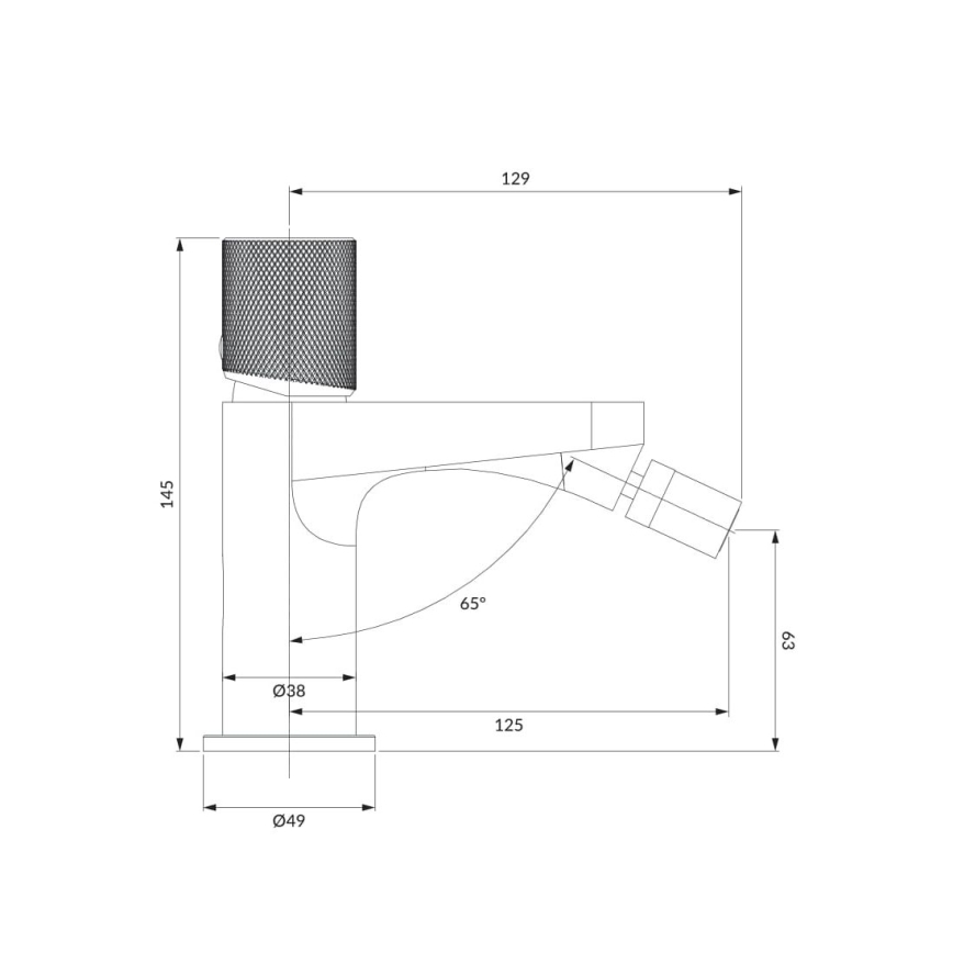 OMNIRES CT8020CR - Bidetová batéria CONTOUR 14,5 cm lesklý chróm