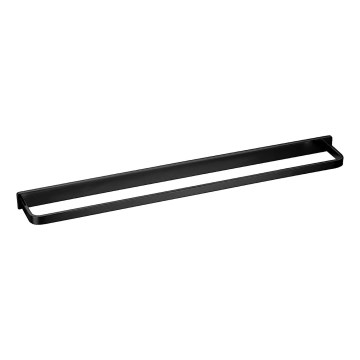 OMNIRES DA70216BL- Nástenný vešiak na uteráky DARLING 61 cm polomatná čierna