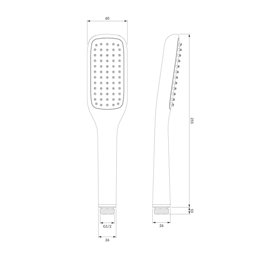 OMNIRES HUDSONX-PCR - Sprchová sada HUDSONX lesklý chróm