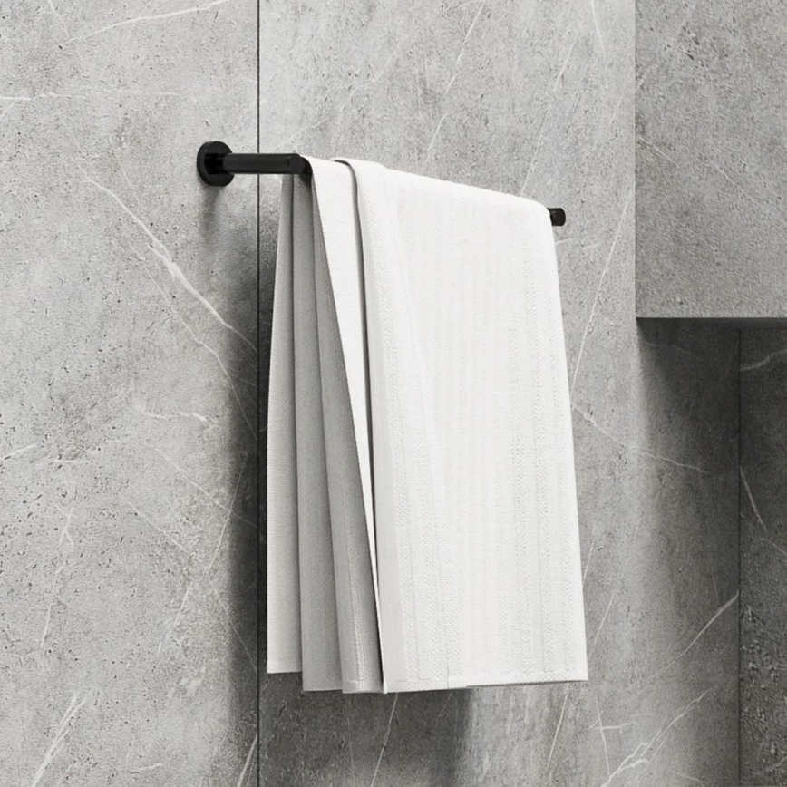 OMNIRES MP60216BL - Nástenný vešiak na uteráky MODERN PROJECT 60 cm matná čierna
