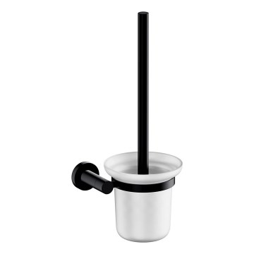 OMNIRES MP60620BL - Nástenná WC štetka MODERN PROJECT matná čierna
