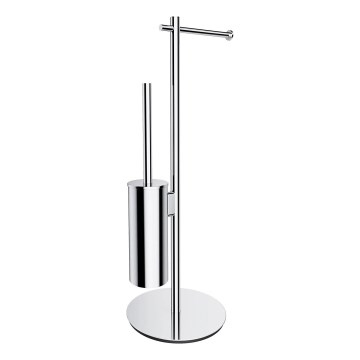 OMNIRES MP60810CR - Stojan na toaletný papier a WC štetku MODERN PROJECT lesklý chróm