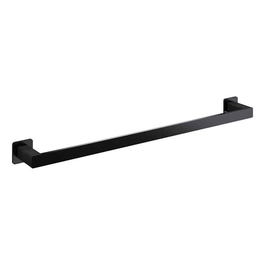 OMNIRES NL80216BL - Nástenný vešiak na uteráky NELSON 62 cm matná čierna