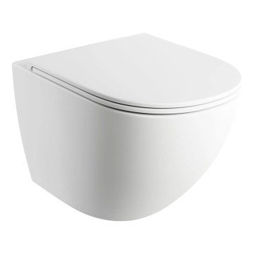 OMNIRES OTTAWAMWBM - Závesné WC s doskou SoftClose OTTAWA keramika/matná biela