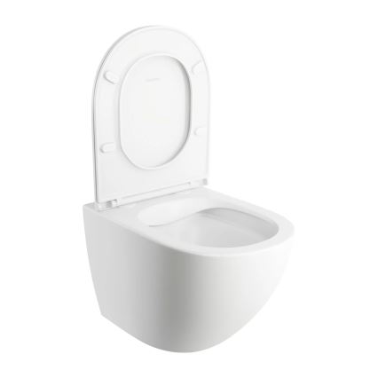 OMNIRES OTTAWAMWBM - Závesné WC s doskou SoftClose OTTAWA keramika/matná biela