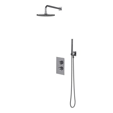 OMNIRES SYSCT11CR - Sprchová sada s termostatickou podomietkovou batériou CONTOUR lesklý chróm