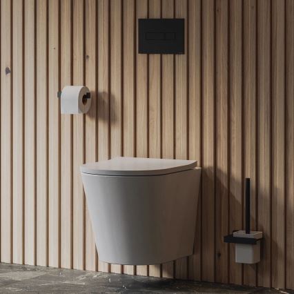 OMNIRES TAMPADEBP - Záchodová doska SoftClose TAMPA duroplast/lesklá biela