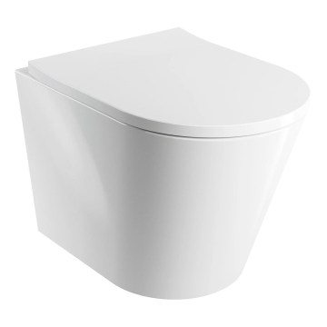 OMNIRES TAMPAMWBP - Závesné WC so sedátkom SoftClose TAMPA keramika/lesklá biela