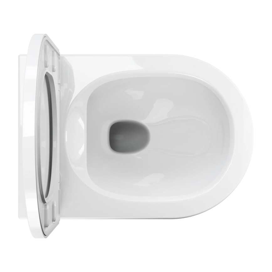 OMNIRES TAMPAMWBP - Závesné WC so sedátkom SoftClose TAMPA keramika/lesklá biela