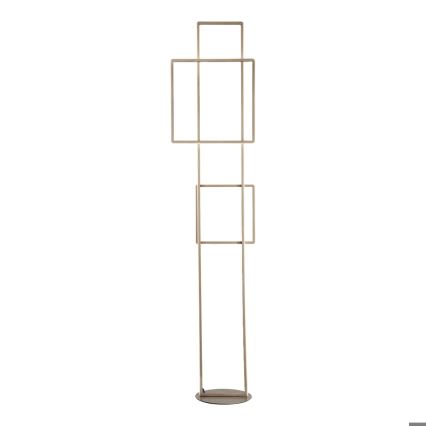Ondaluce - LED Stmievateľná stojacia lampa DOWEL LED/77W/230V 166 cm zlatá