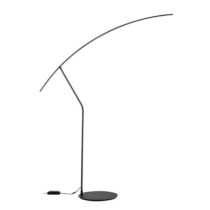 Ondaluce - LED Stmievateľná stojacia lampa FOLAGA LED/30W/230V 190 cm čierna