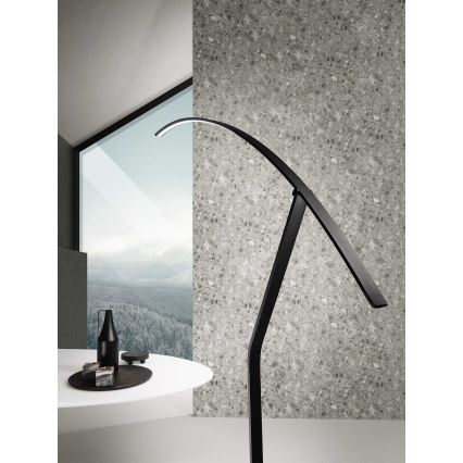 Ondaluce - LED Stmievateľná stojacia lampa FOLAGA LED/30W/230V 190 cm čierna