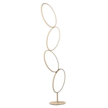Ondaluce - LED stmievateľná stojacia lampa RICE LED/38W/230V 166 cm zlatá