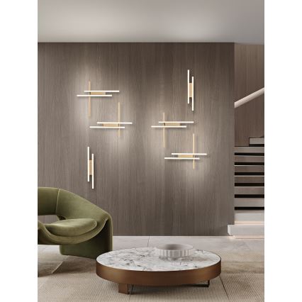 Ondaluce - LED stmievateľné nástenné svietidlo MOVIDA LED/20W/230V zlaté