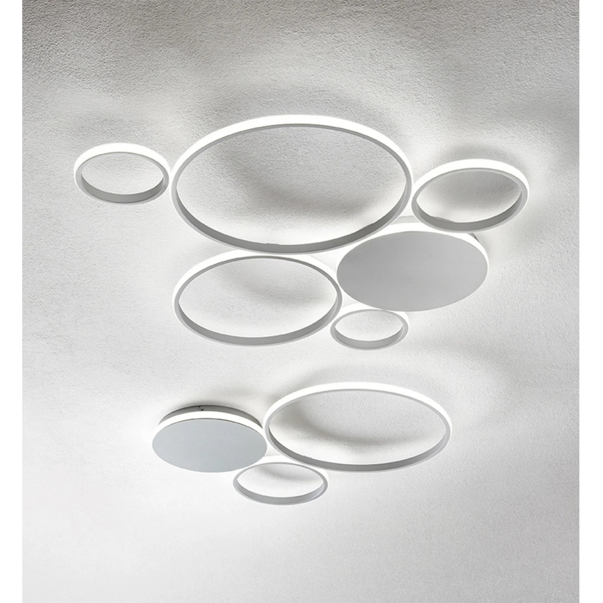 Ondaluce - LED Stmievateľné nástenné svietidlo POIS LED/42W/230V strieborné