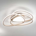 Ondaluce - LED stmievateľné stropné svietidlo ROSE LED/80W/230V 71x76 cm zlaté